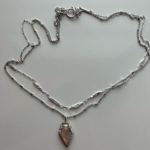 Kendra Scott Rhodium Framed Tessa Multi-strand Necklace